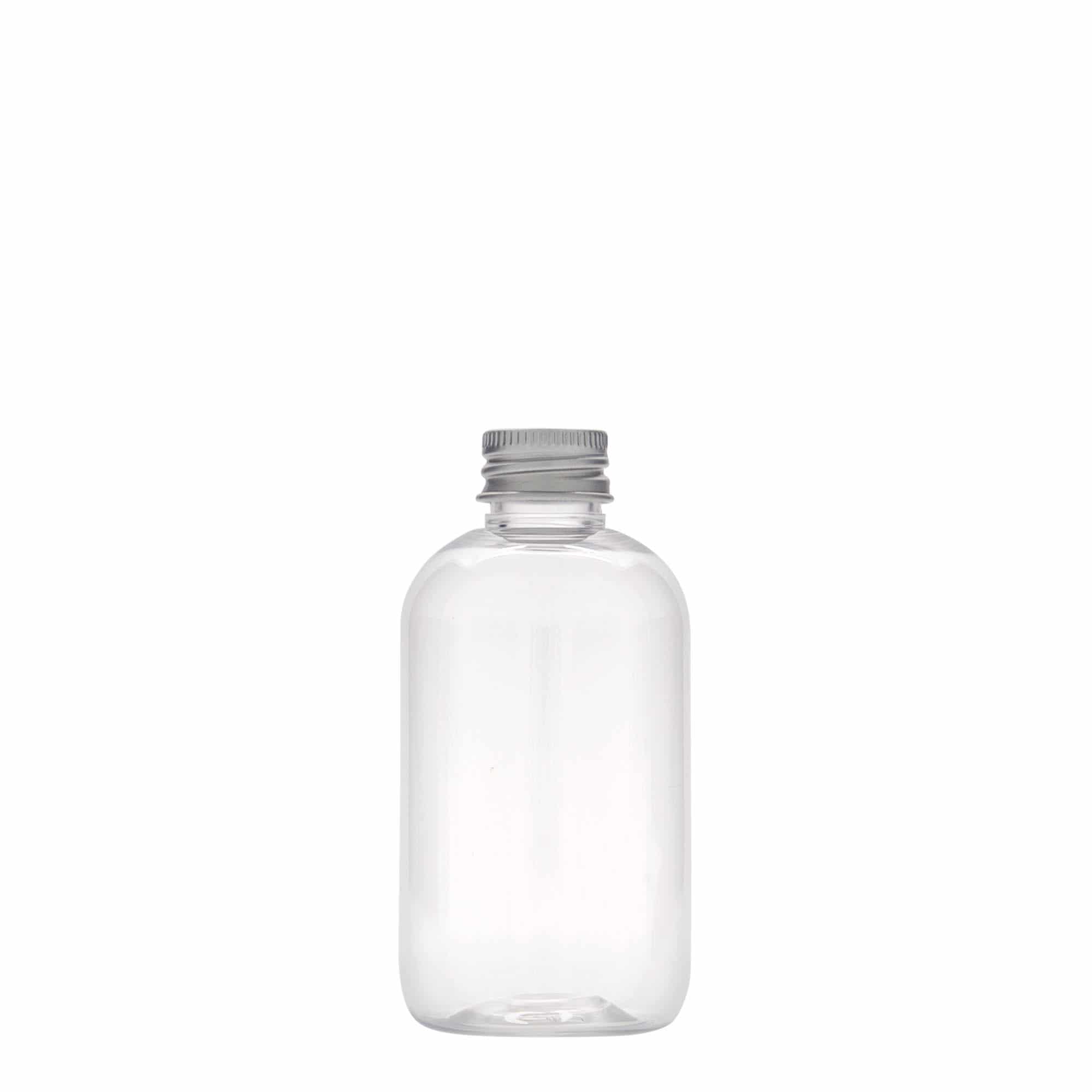 Sticlă PET de 100 ml „Boston”, material plastic, închidere: GPI 20/410