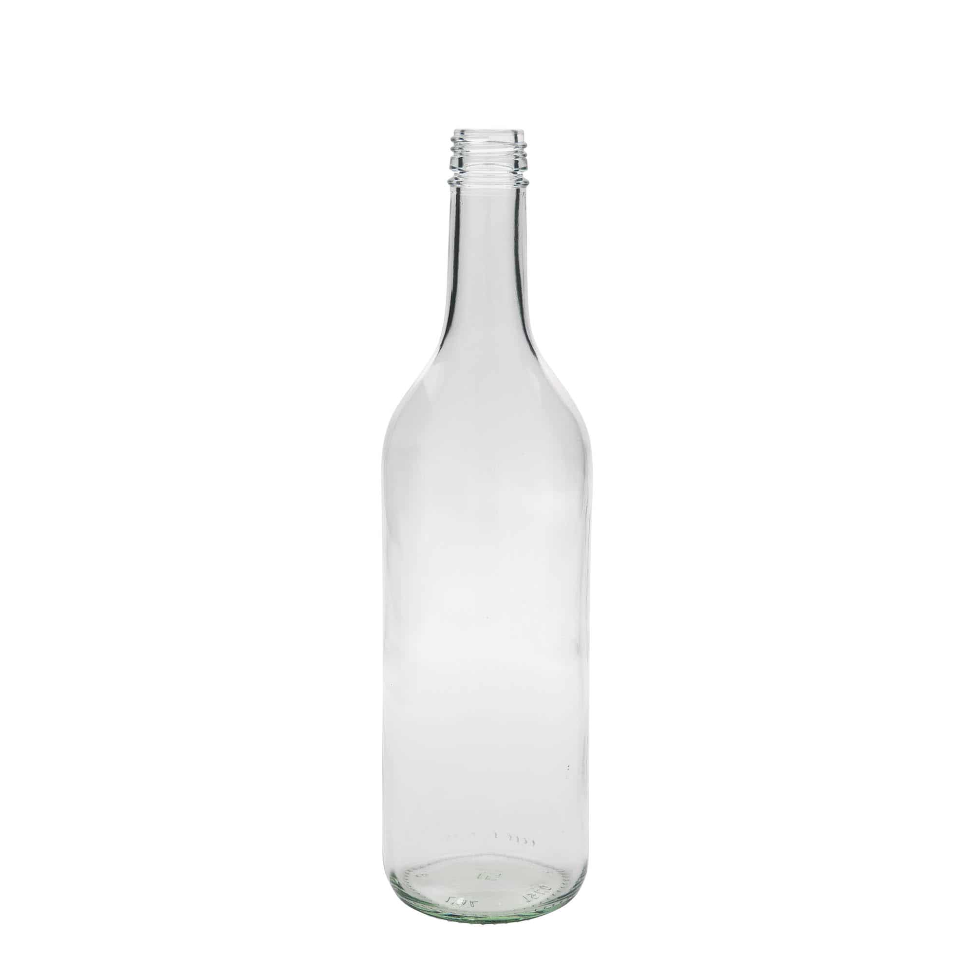 Sticlă din sticlă de 750 ml „Bordeaux”, închidere: PP 28