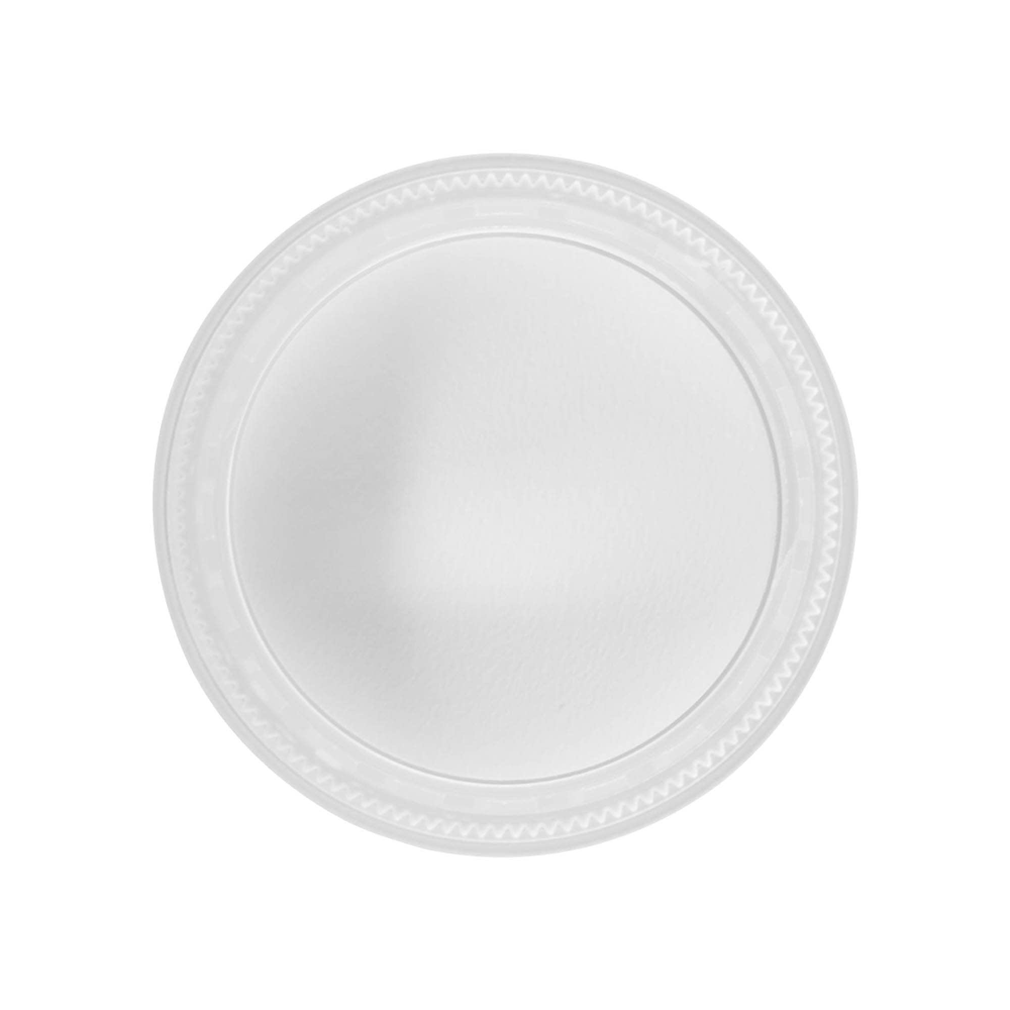 Capac filetat „Clear/Platinum Edition”, material plastic PP, alb, pentru închidere: 53/2P