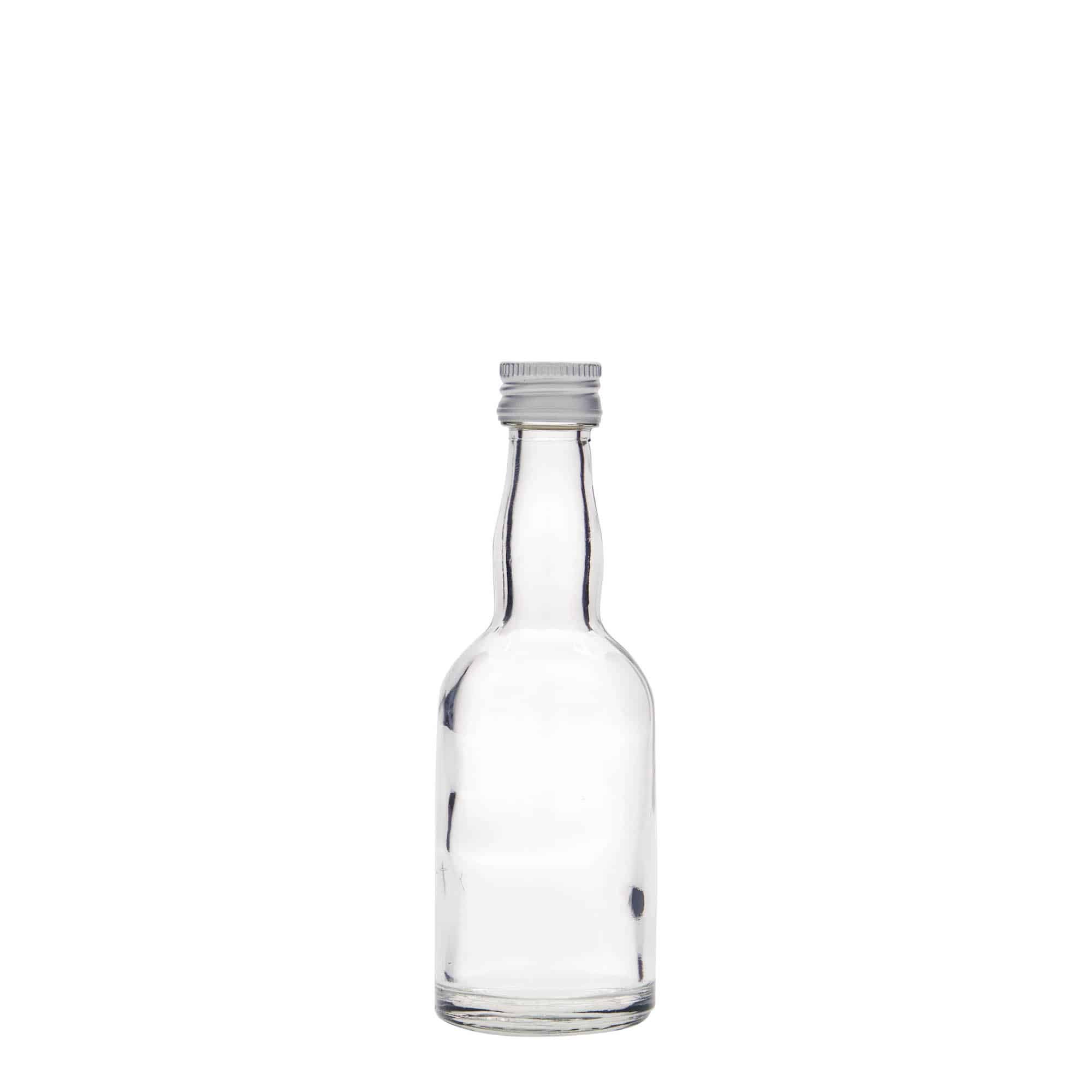 Sticlă din sticlă de 50 ml „Proba”, închidere: PP 18