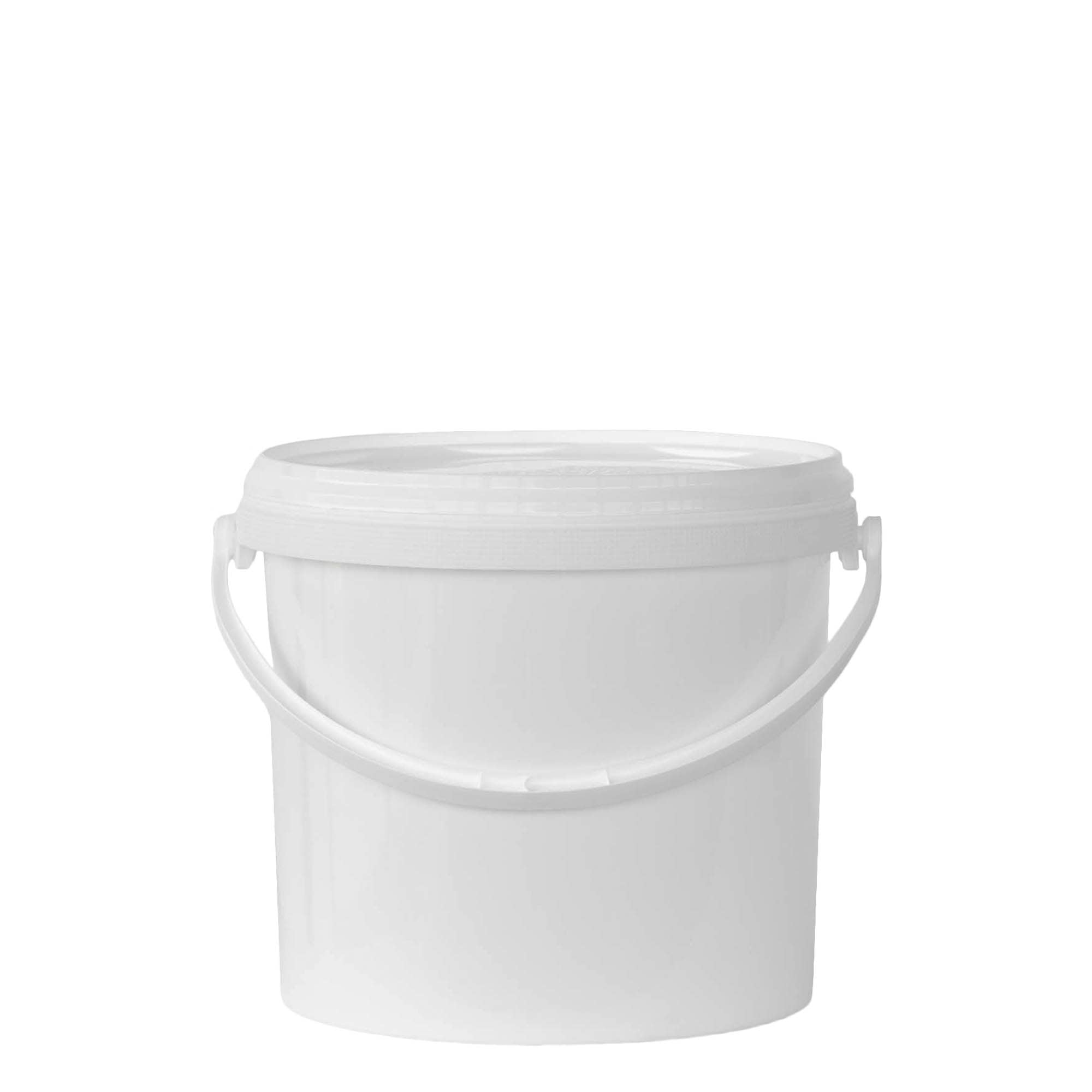 Găleată de 5 l, material plastic PP, albă