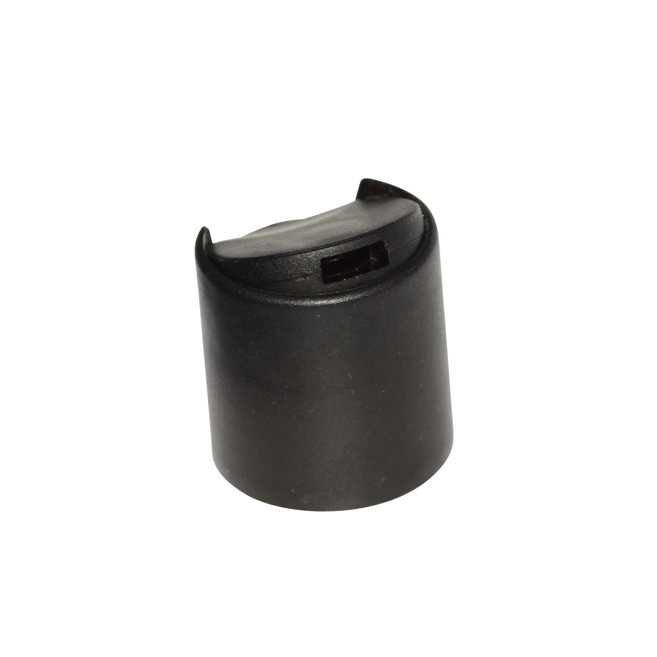 Capac filetat Disc Top, material plastic PP, negru, pentru închidere: GPI 24/410