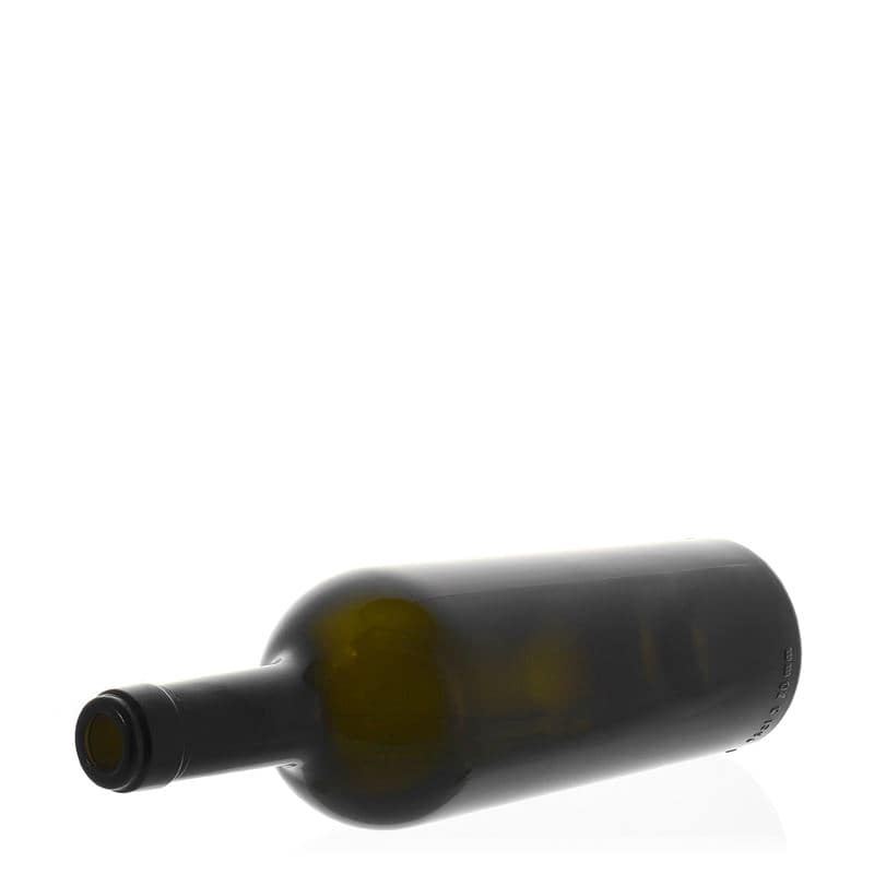 Sticlă de vin de 750 ml „Imperiale”, verde antic, închidere: Dop de plută