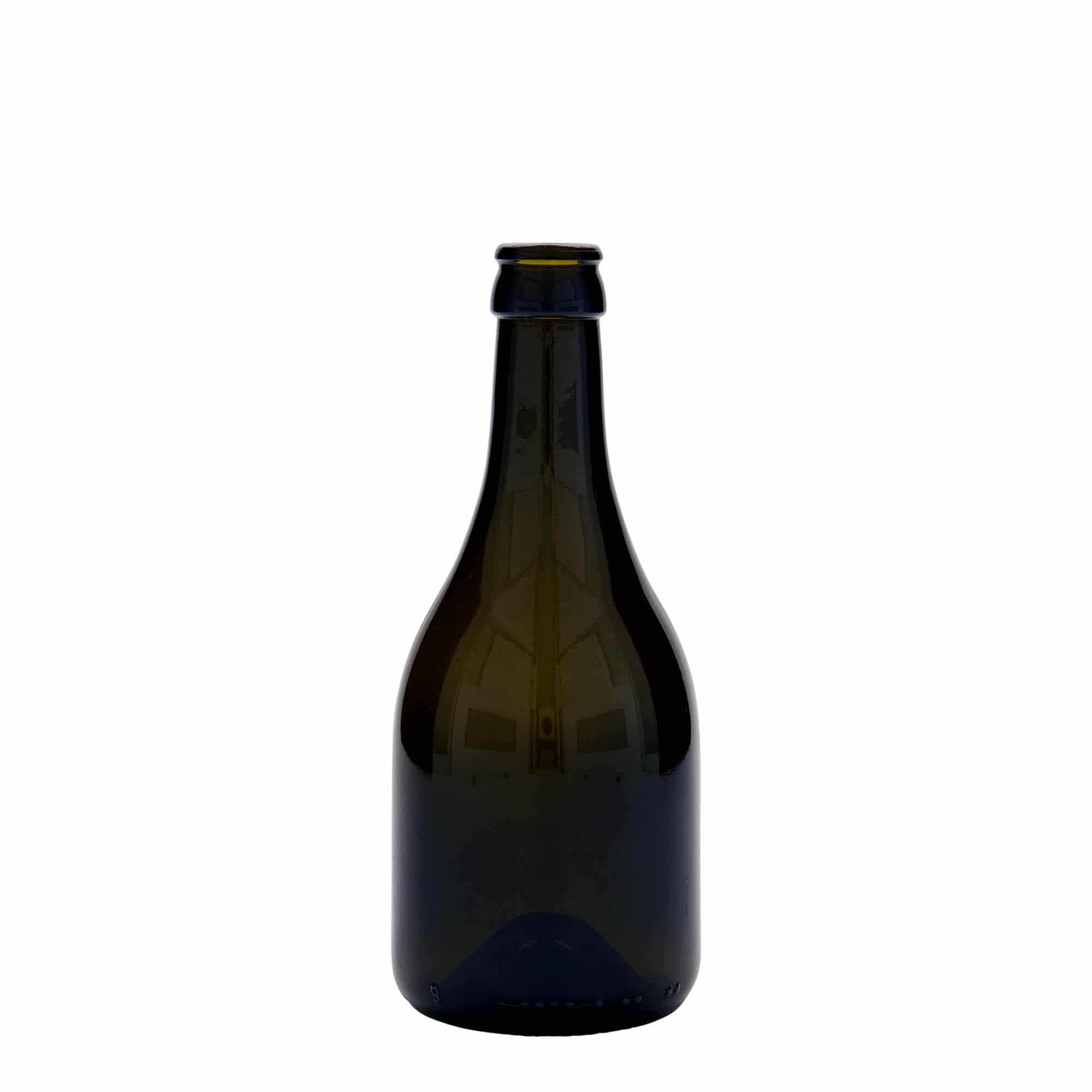 Sticlă de bere de 330 ml „Horta”, sticlă, verde antic, închidere: Capace metalice