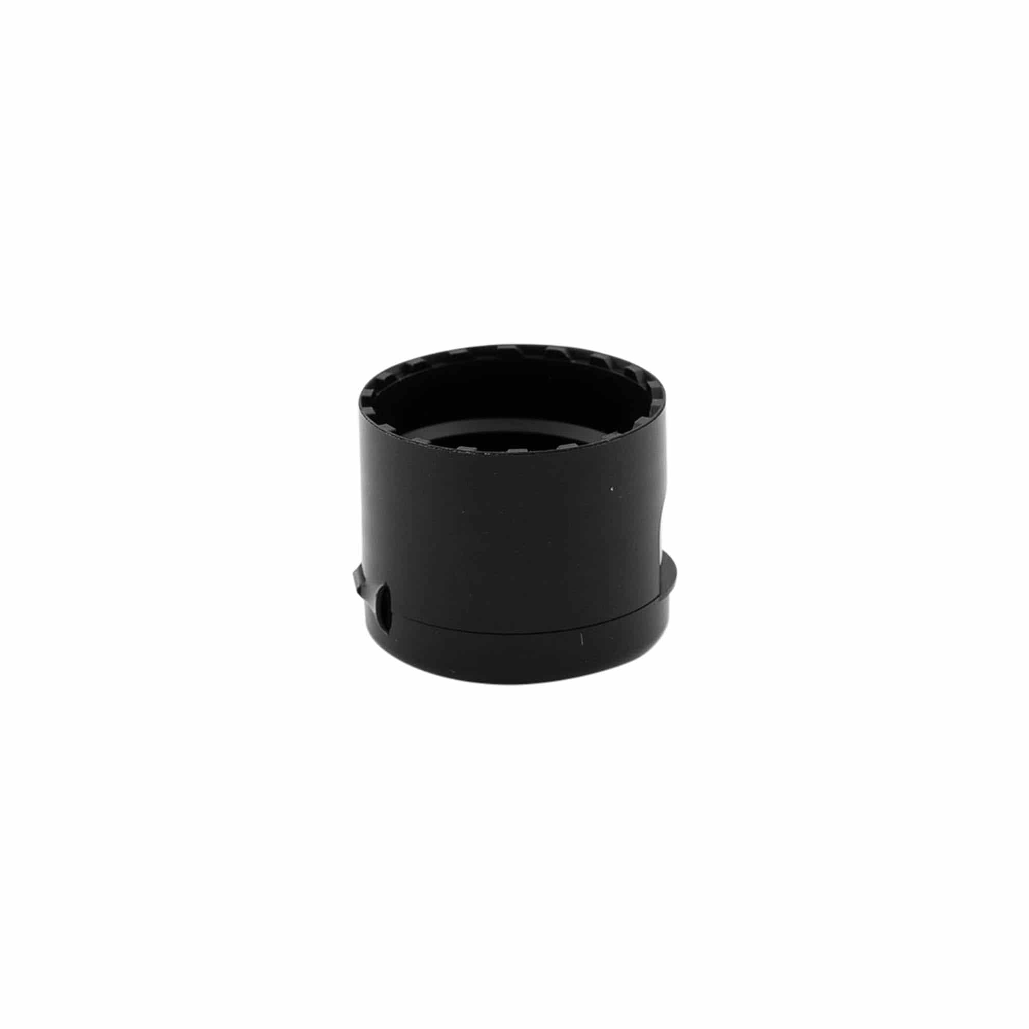 Capac filetat flip top, material plastic PP, negru, pentru închidere: GPI 24/410