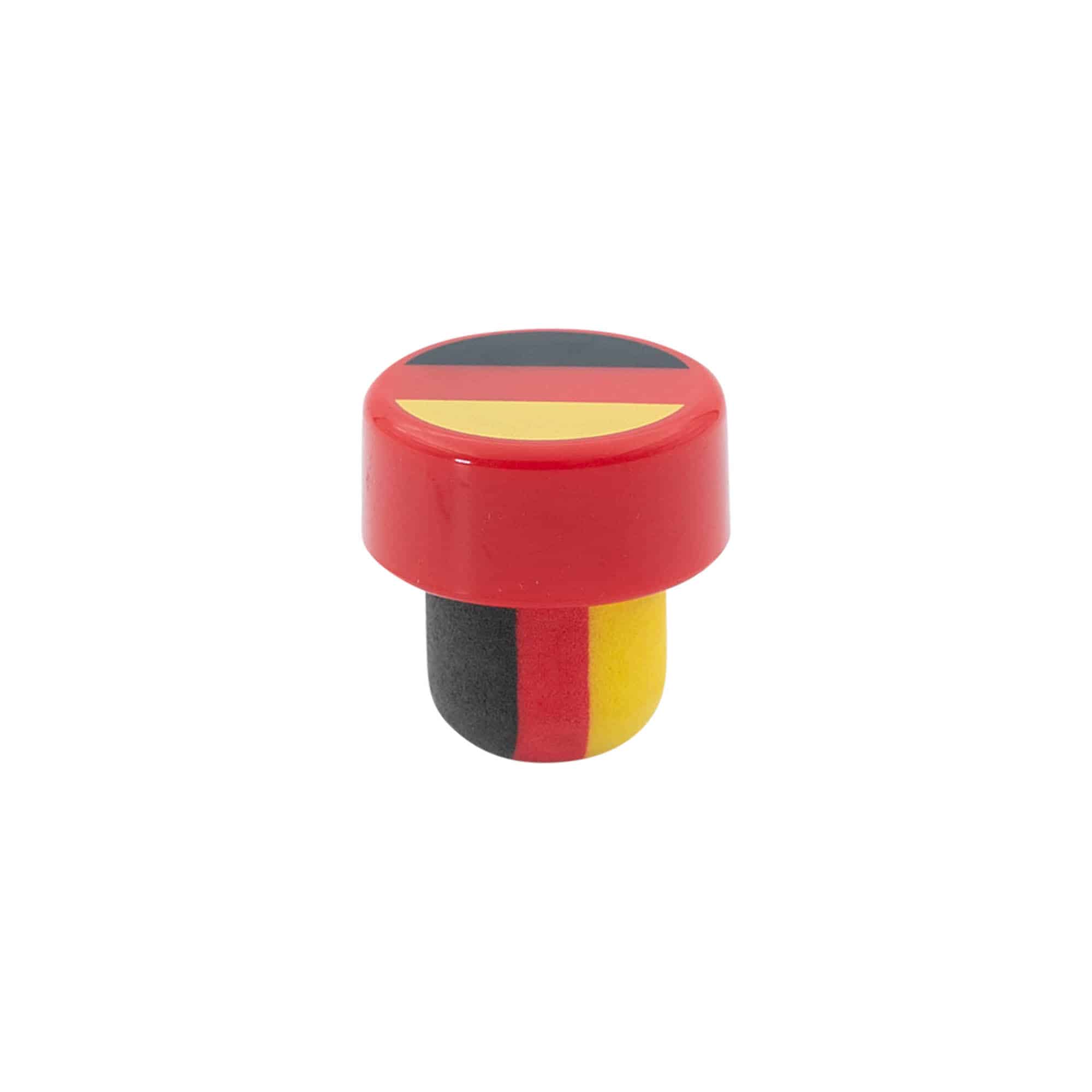 Dop tip ciupercă 19 mm „Germania”, plastic, multicolor, pentru închidere: Dop de plută