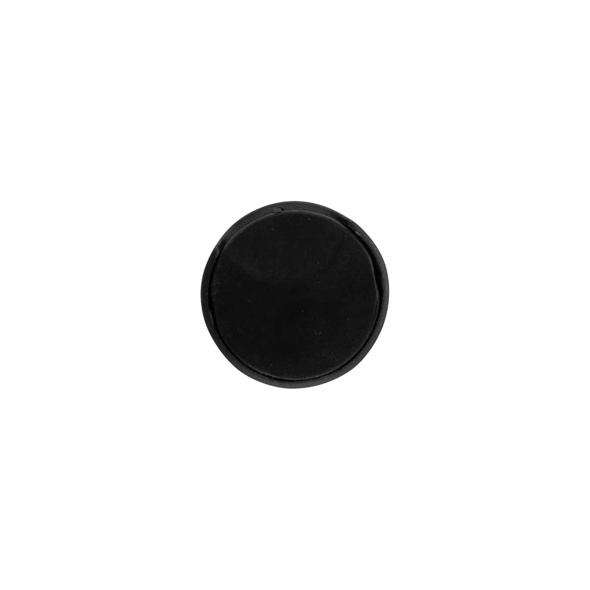 Capac filetat Disc Top, material plastic PP, negru, pentru închidere: GPI 24/410