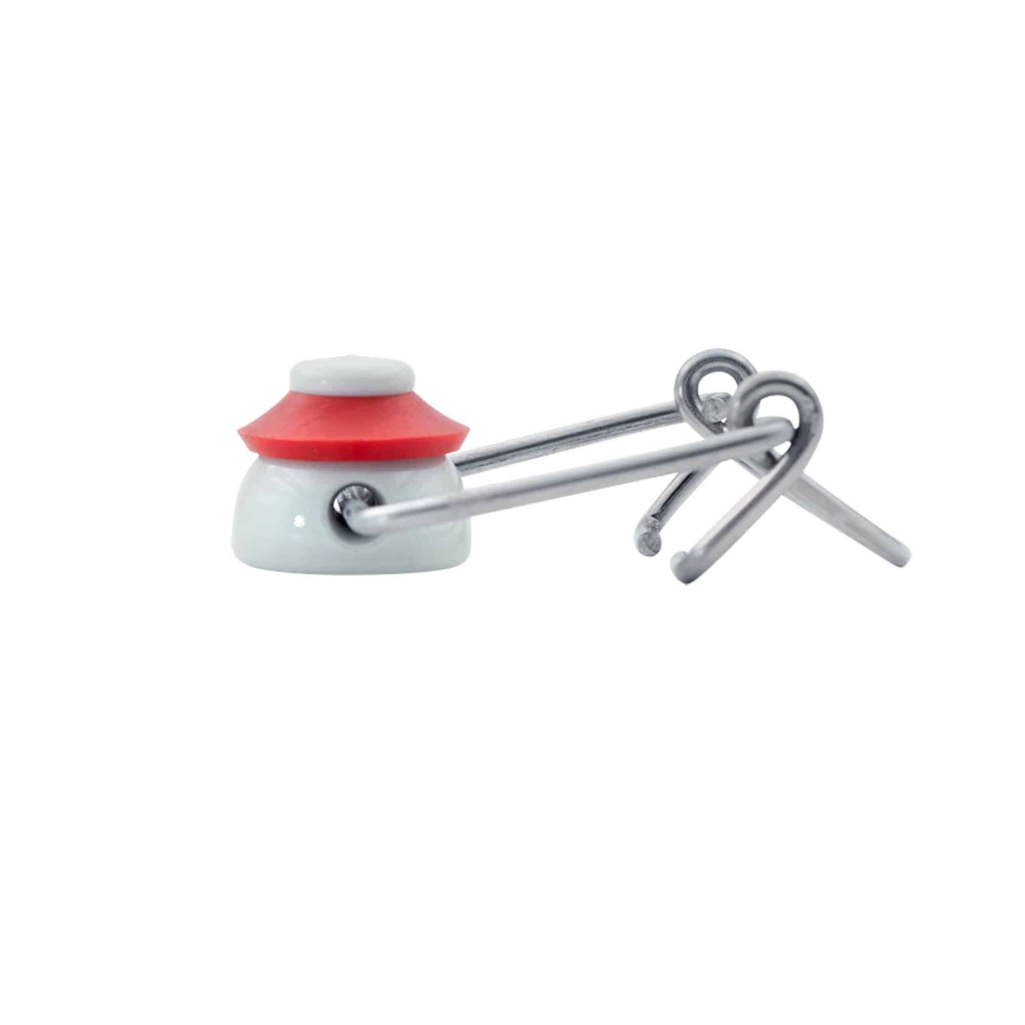 Dop tip Swing top Standard, plastic, roșu-alb