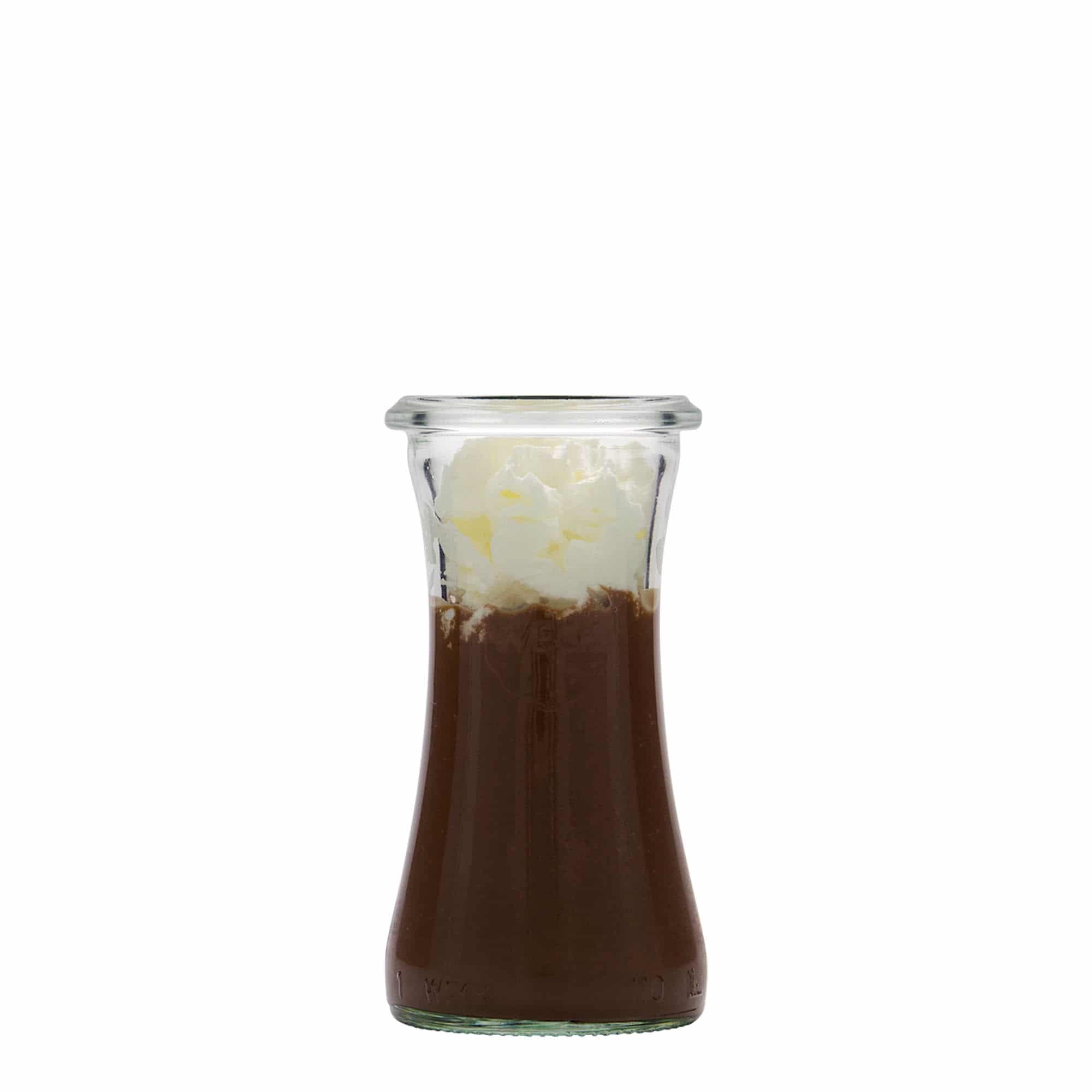 Borcan WECK delicatese de 110 ml, închidere: Margine rotundă