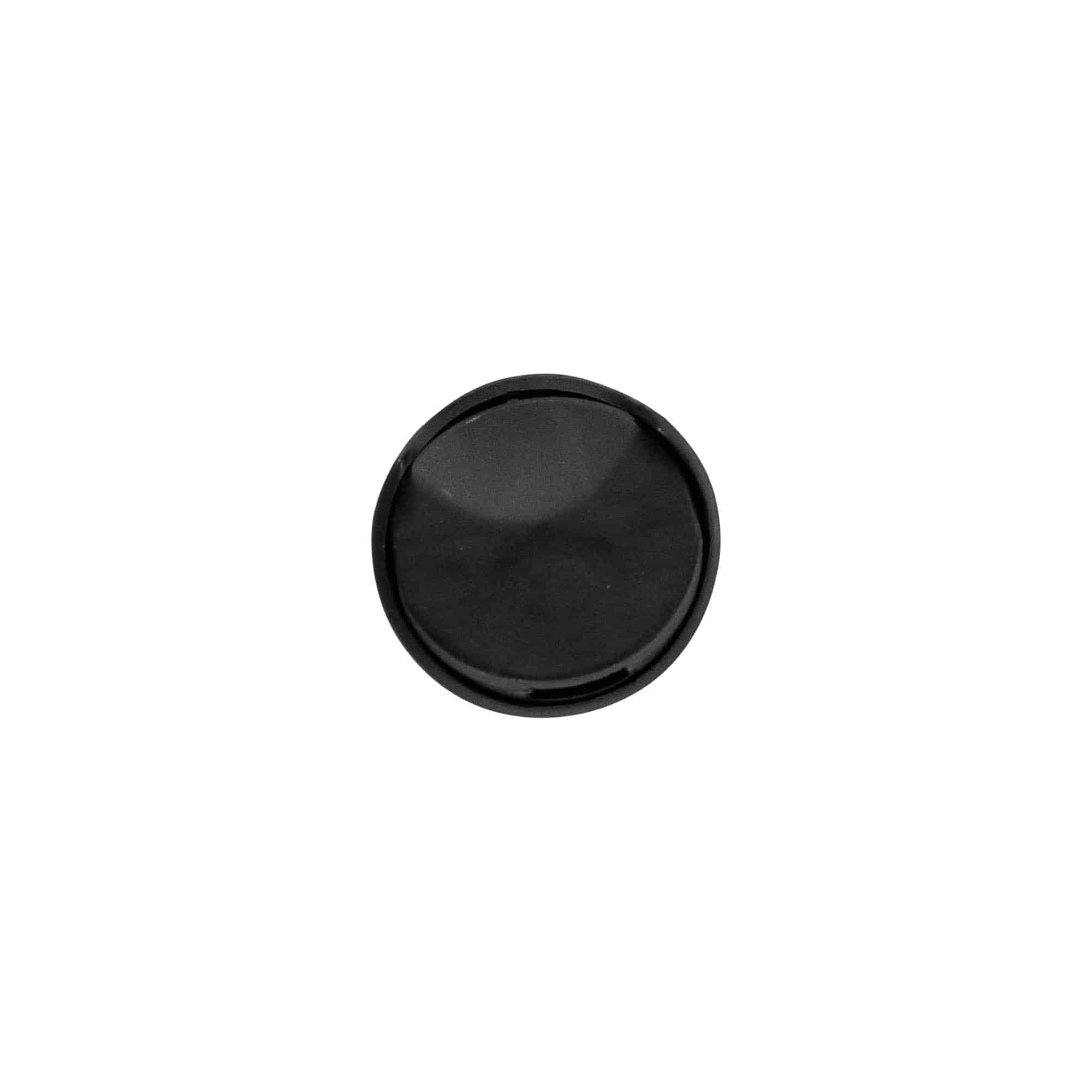 Capac filetat Disc Top, material plastic PP, negru, pentru închidere: GPI 24/410