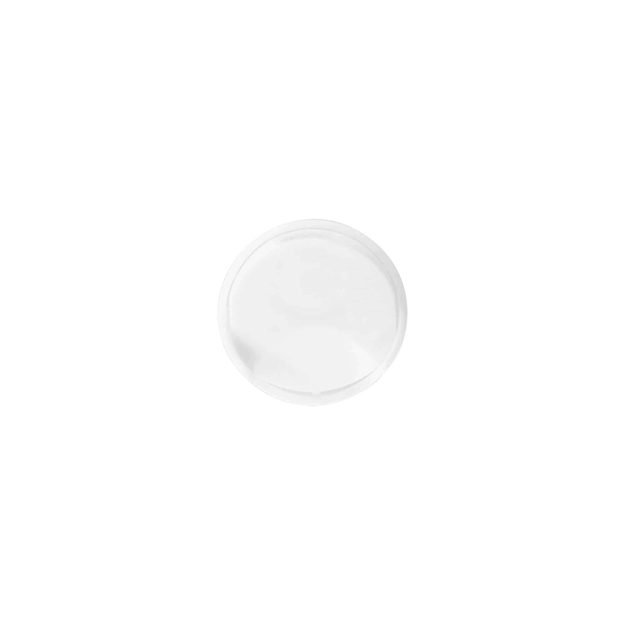 Capac filetat Disc Top, material plastic PP, alb, pentru închidere: GPI 24/410