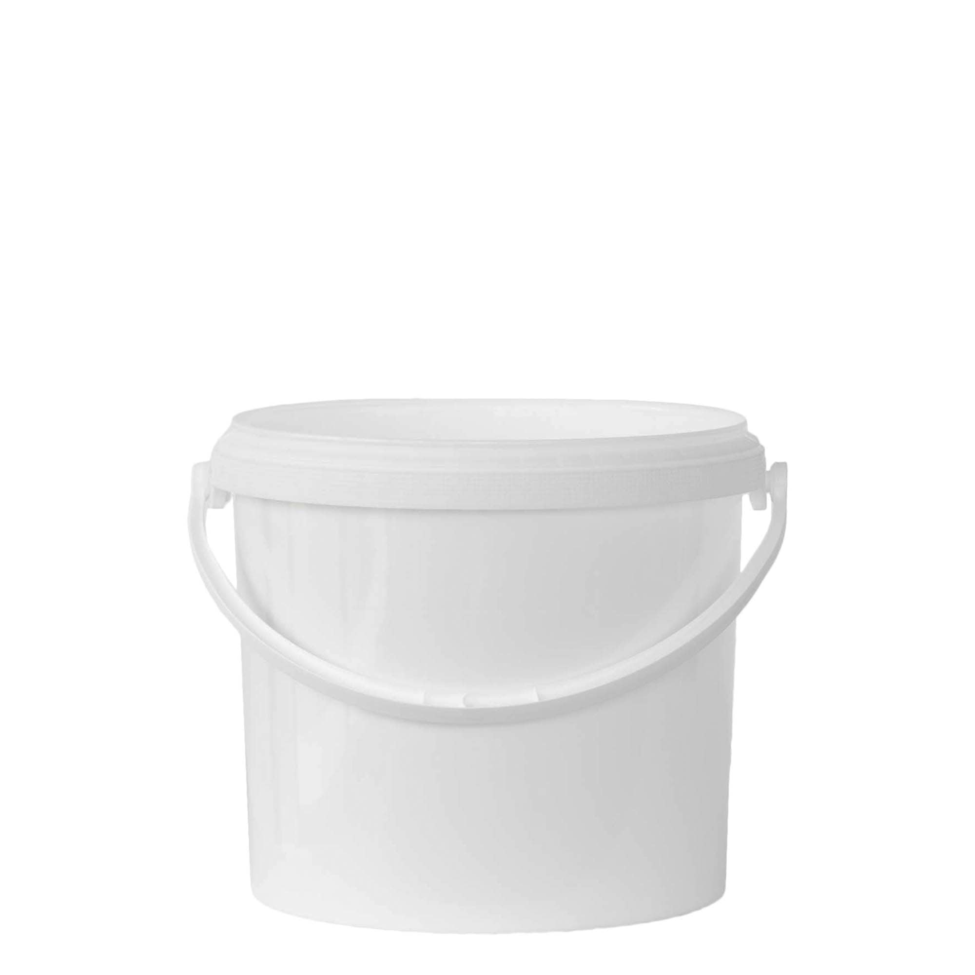 Găleată de 5 l, material plastic PP, albă